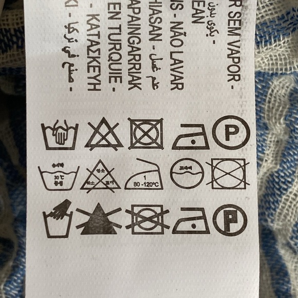 NWT. Zara Blue/White Stripped Belted Midi Shirt Dress. Size S. - Picture 8 of 8